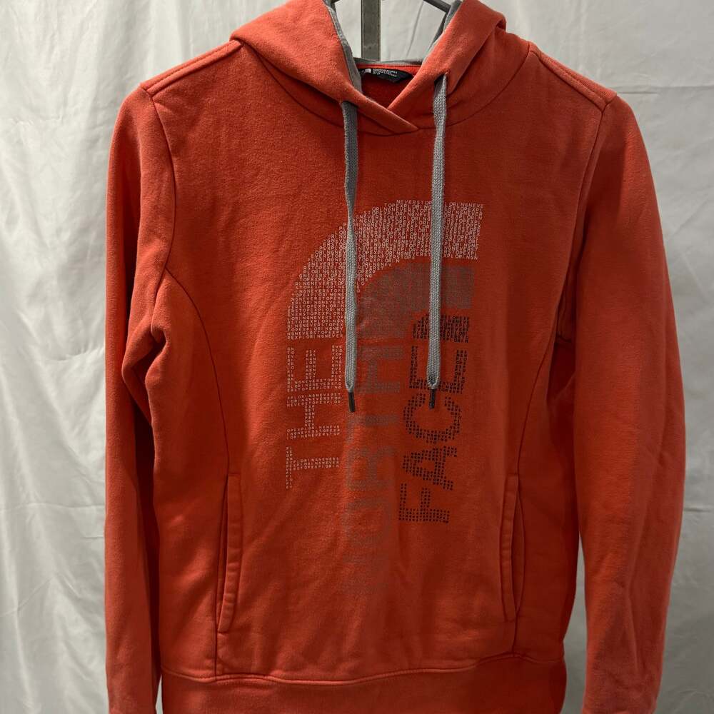 The North Face Hoodie Hooded Sweatshirt Women's Sz S Coral/Salmon/Orange, Cute!